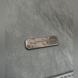 Jessica Simpson Gray Leather Bag